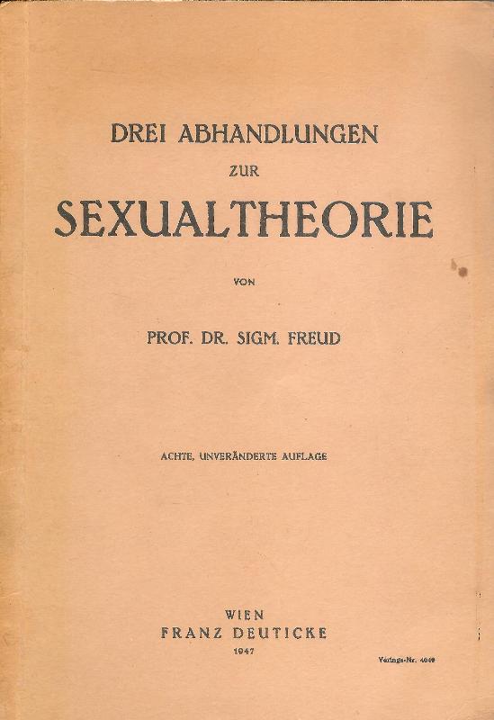 Drei Abhandlungen zur Sexualtheorie. 8., unveränd. Auflage.