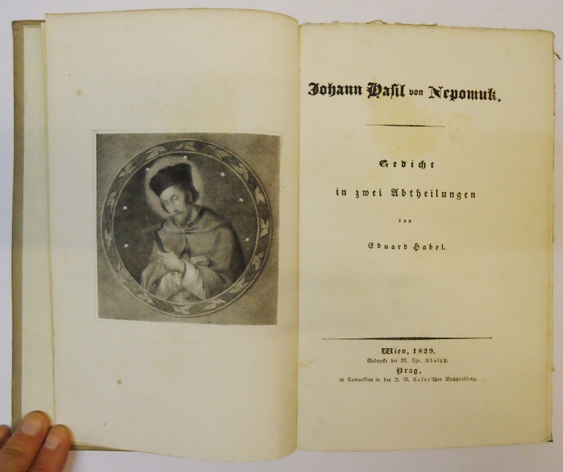Johann Dasil von Nepomuk. Gedicht in zwei Abtheilungen.