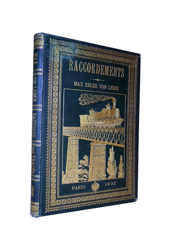 Calculs des raccordements paraboliques dans les traces de chemins de fer. comprenant de nombreuses tables numeriques et la theorie complete des courbes a considerer en plan et en profil. Avec une introduction par Ch. Bricka.