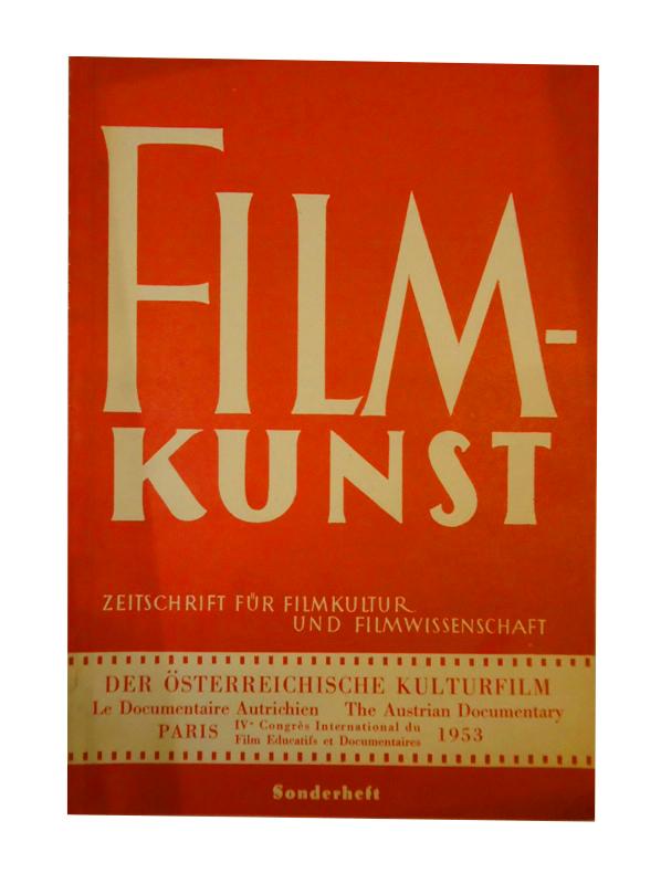 Filmkunst. Zeitschrift für Filmkultur und Filmwissenschaft. No. 13a (März 1953). Sonderheft. Dreisprachig: Deutsch-Englisch-Französisch.