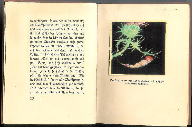 Däumelinchen. Märchen von H. C. Andersen.