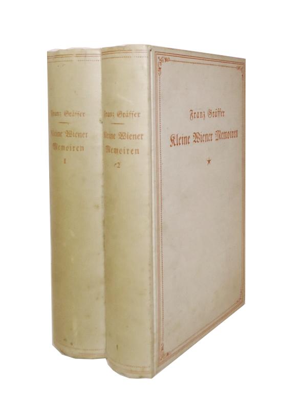 Kleine Wiener Memoiren und Wiener Dosenstücke. 2 Bände. In Auswahl herausgegeben, eingeleitet und mit Anmerkungen und alphabetischem Register versehen von Anton Schlossar unter Mitwirkung von Gustav Gugitz.