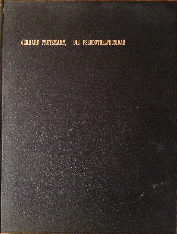 Die Pseudothelphusidae (Crustacea Brachyura).