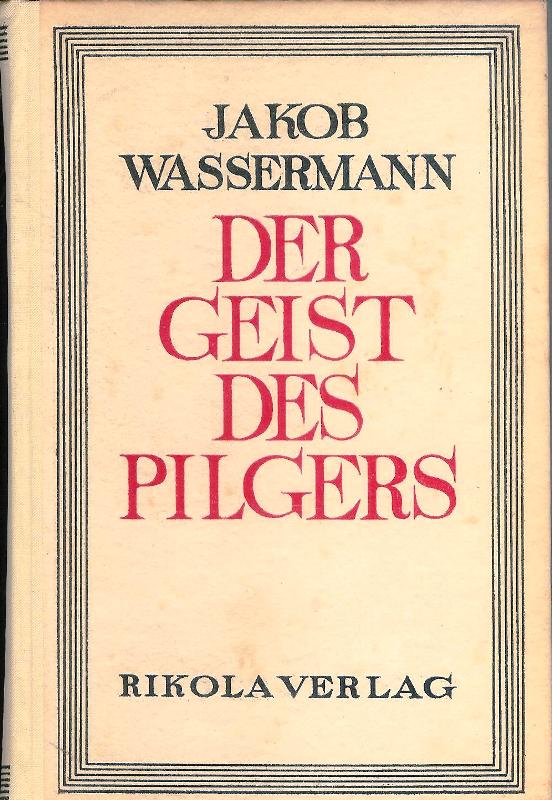 Der Geist des Pilgers. Drei Erzählungen.