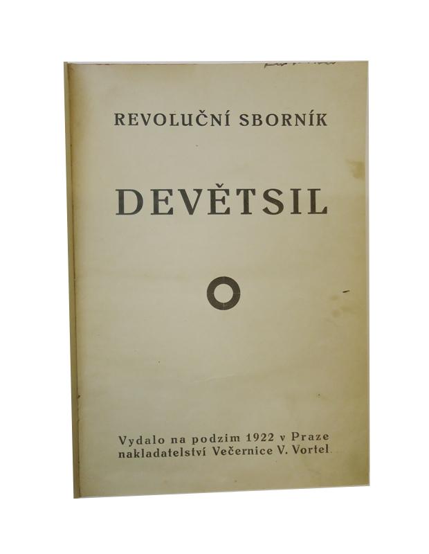 Devetsil. Revolucni Sbornik. [Ein Revolutions-Sammelbuch].