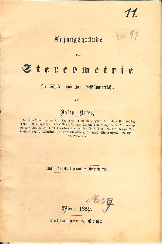 Hofer, Joseph