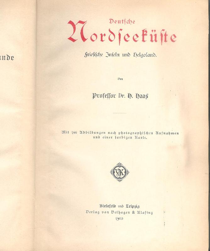Deutsche Nordseeküste. Friesische Inseln und Helgoland.