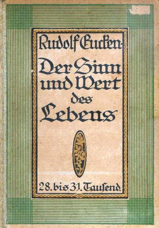 Der Sinn und Wert des Lebens. 8. Auflage.