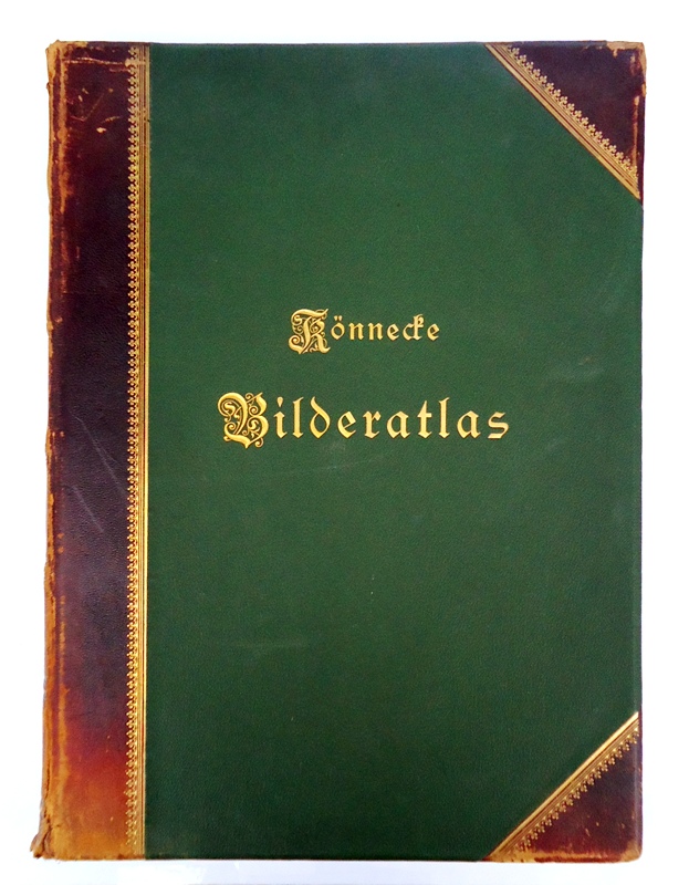 Bilderatlas zur Geschichte der Deutschen Nationallitteratur. Eine Ergänzung zu jeder Deutschen Litteraturgeschichte. Zweite verbesserte und vermehrte Auflage enthaltend 2200 Abbildungen und 14 große Beilagen, wovon 2 in Heliogravüre und 5 in Farbdruck.