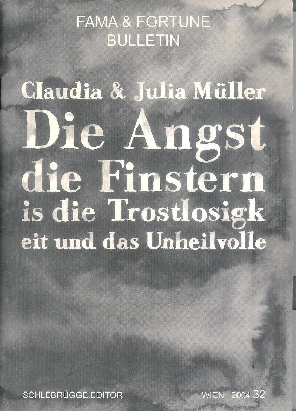 Die Angst, die Finsternis, die Trostlosigkeit und das Unheilvolle.