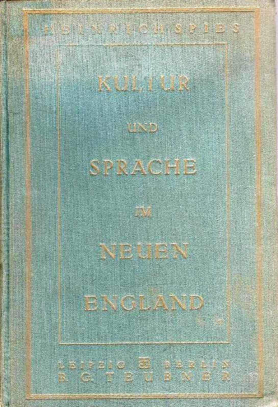 Kultur und Sprache im neuen England.