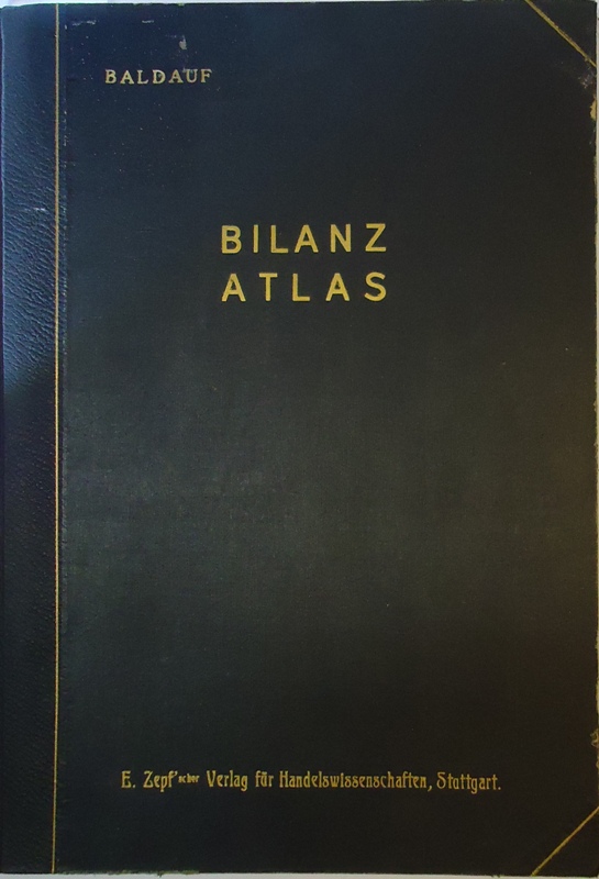 Bilanz-Atlas der hauptsächlichsten 3 Gesellschaftsformen.