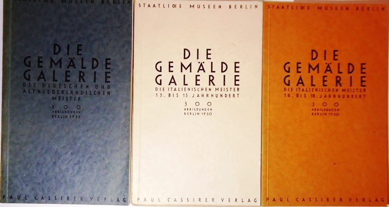 Die Gemäldegalerie. 3 Bände.