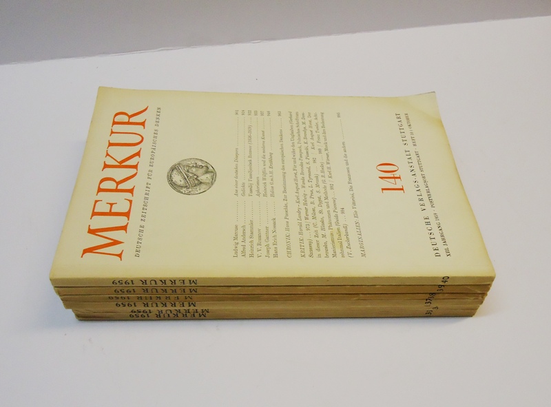 Jahrgang 1959 (6 Hefte): Heft 3, 4, 7, 8, 9, 10).