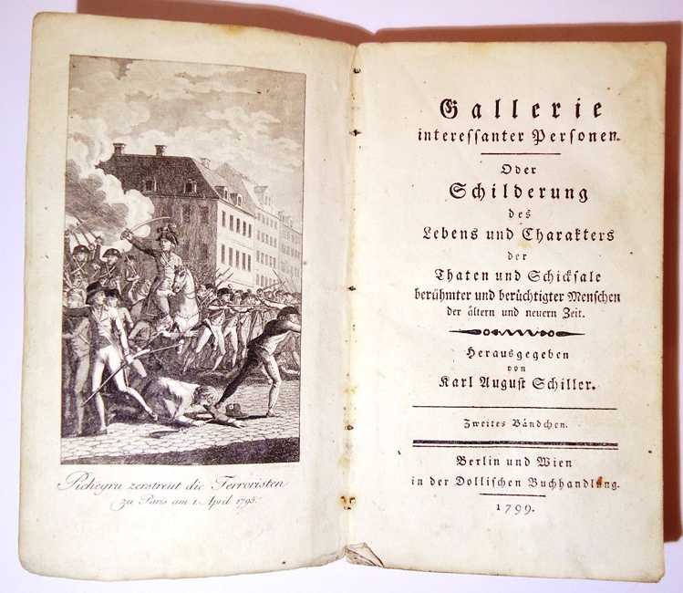 Gallerie interessanter Personen. Oder Schilderung des Lebens und Charakters der Thaten und Schicksale berühmter und berüchtigter Menschen der ältern und neuern Zeit. Zweites Bändchen.