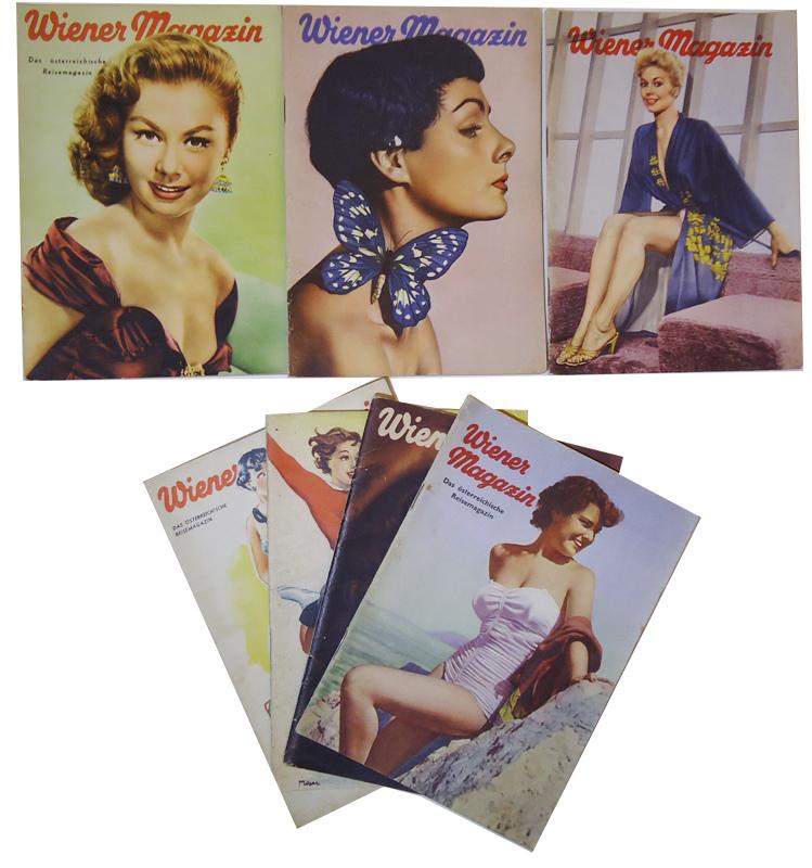 7 Hefte aus 1953-1956.