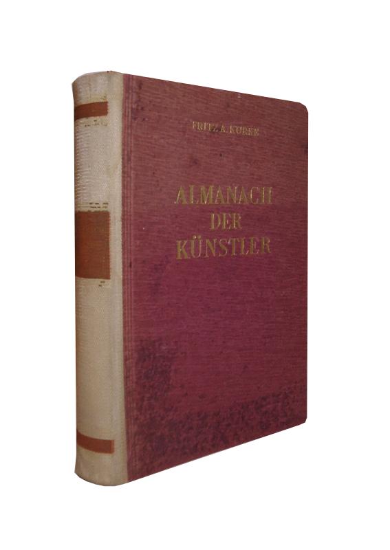 Almanach der Künstler von Bühne, Funk und Film.