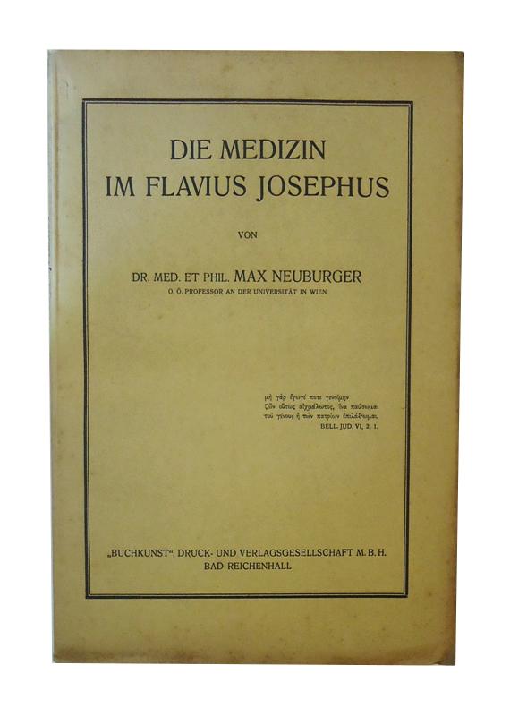 Die Medizin im Flavius Josephus.