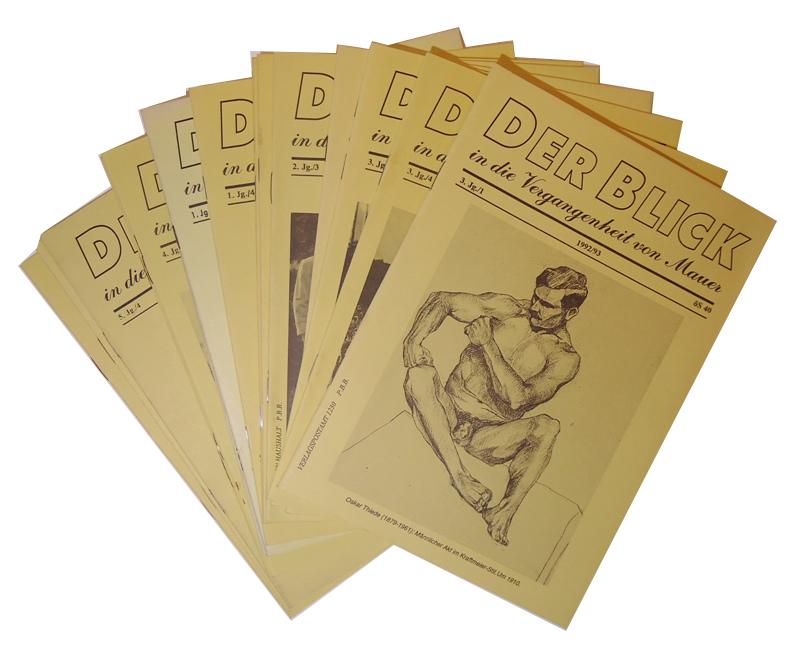 Der Blick in die Vergangenheit von Mauer. Jg.1-5 (= 19 Hefte OHNE Heft 3. Jg/2).