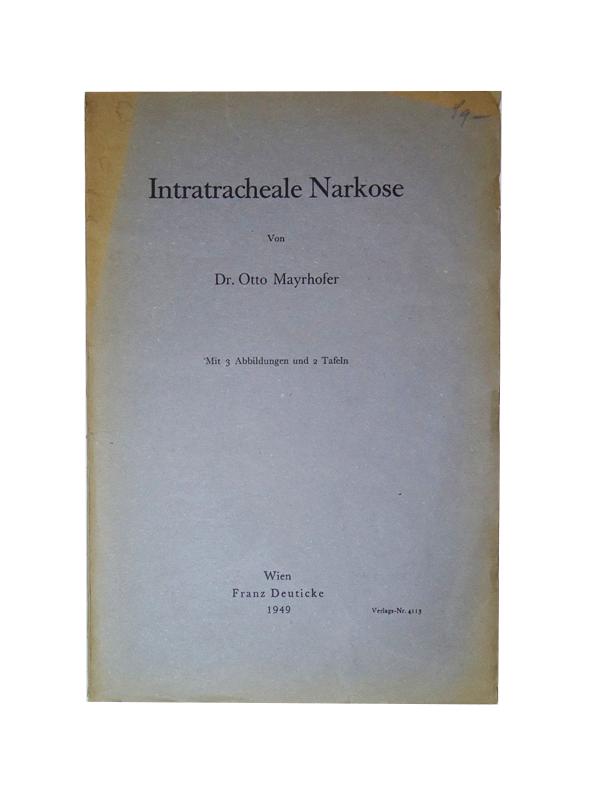 Intratracheale Narkose.
