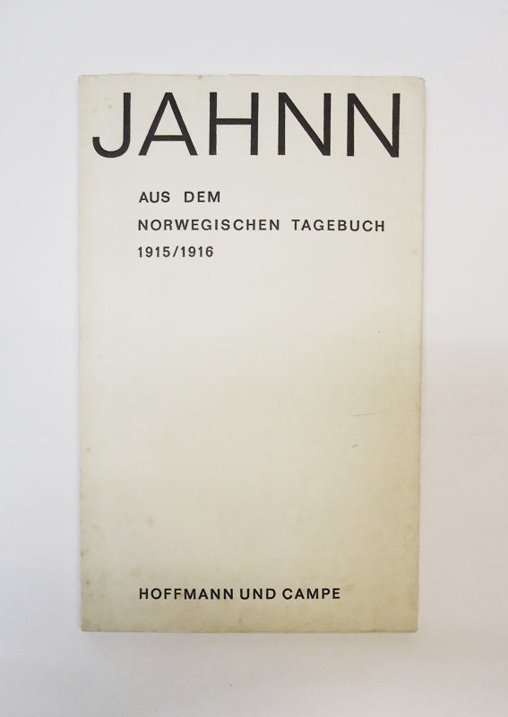 Aus dem Norwegischen Tagebuch 1915/1916.