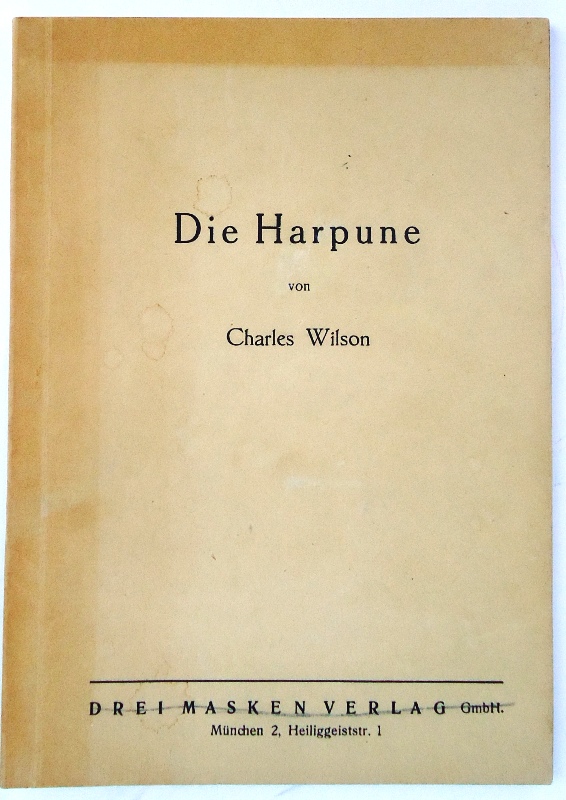 Die Harpune.