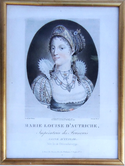 Marie Louise d´Autriche, Imperatrice des Francais. Dessiné par Vexberg. Gravé par Morret. Farbstich.