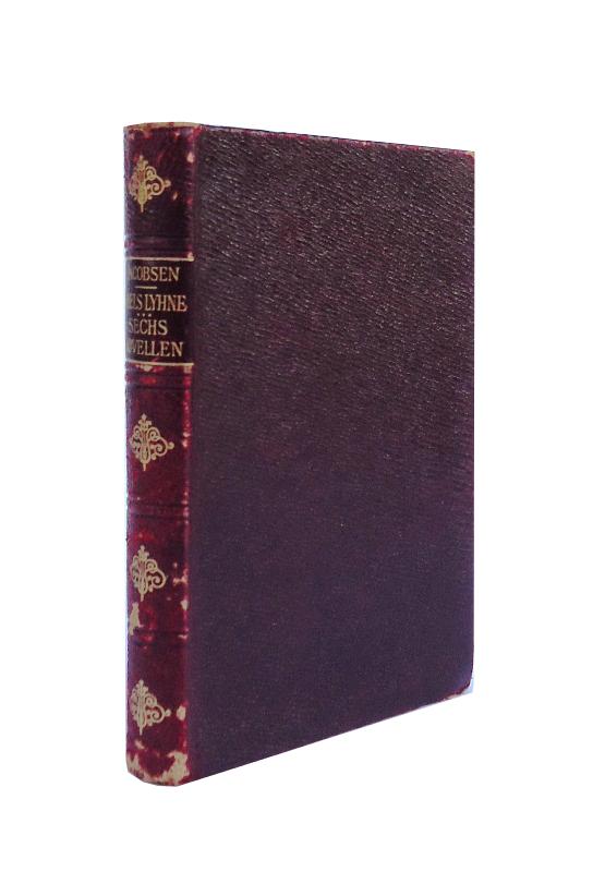 GANZLEDERBAND - Niels Lyhne. Roman. Aus dem Dönischen von M. von Borch. Mit einer biographischen Einleitung von Theodor Wolff.