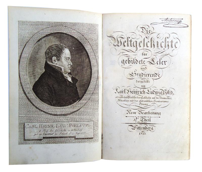 Die Weltgeschichte für gebildete Leser und Studierende. Komplett in 4 Bänden.