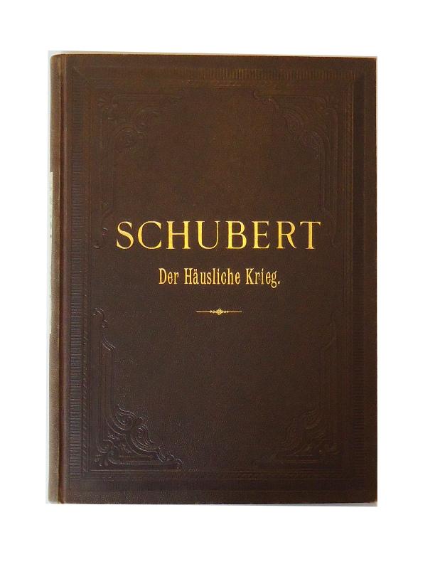 Der Häusliche Krieg. Oper in 1 Akt. Klavierauszug.