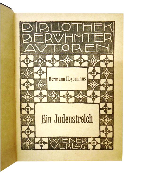 Ein Judenstreich. / Der schwarze Jack und andere Geschichten.