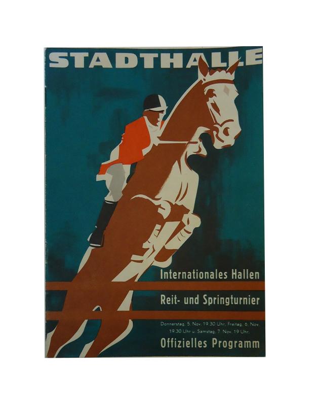 Offizielles Programm. Internationales Hallen Reit- und Springturnier. 5. Nov.-7.Nov. 1959.