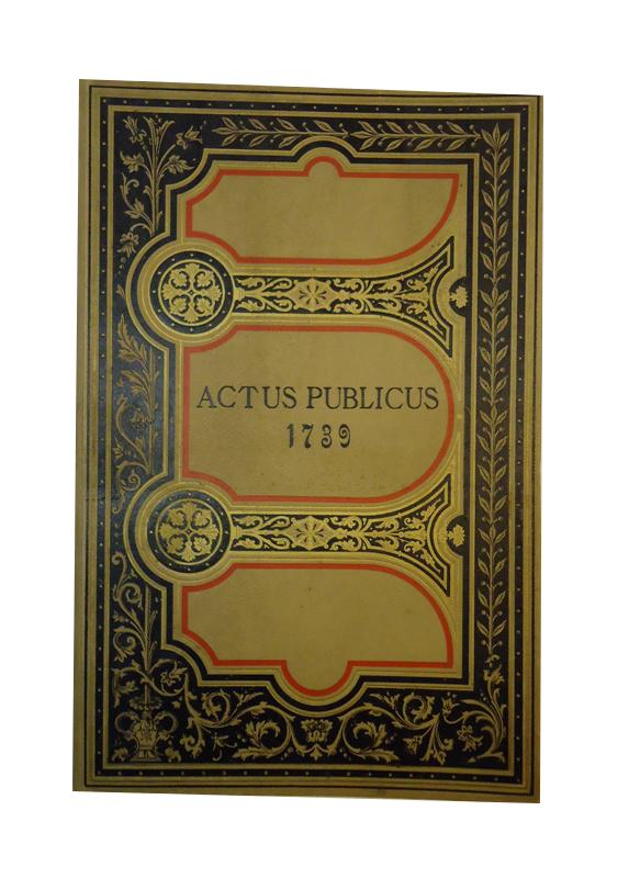 Actus Publicus Oder Öffentliche Übungen / Aus Jenen Militärischen Wissenschaften / Welche Den 30sten Septembris 1739. als an dem Vor-Abend Ihro Röm. Kayserl. und Koenigl. Cathol. Majestät Carl des Sechsten / FAKSIMILE d. Ausgabe aus 1739, Peter v. Ghelen.