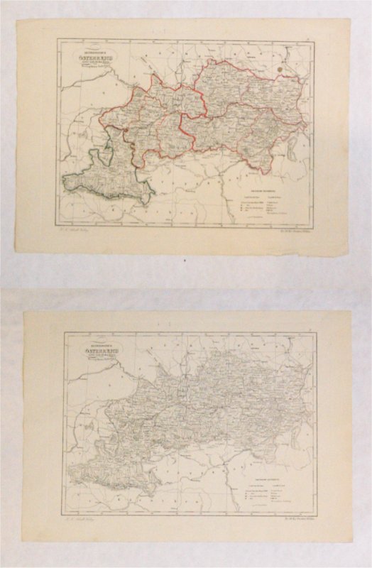 Erzherzogtum Österreich unter und ob der Enns und Herzogthum Salzburg.