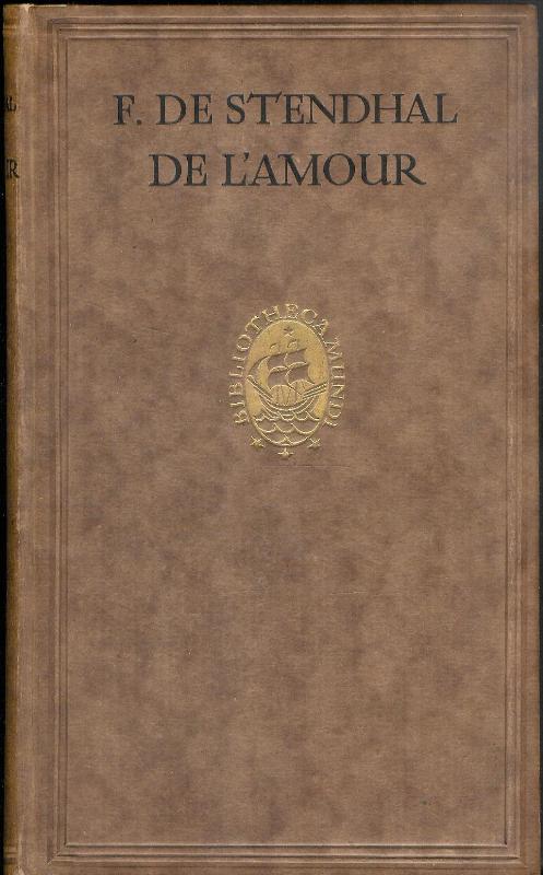 De l'amour. (Französischsprachige Ausgabe).