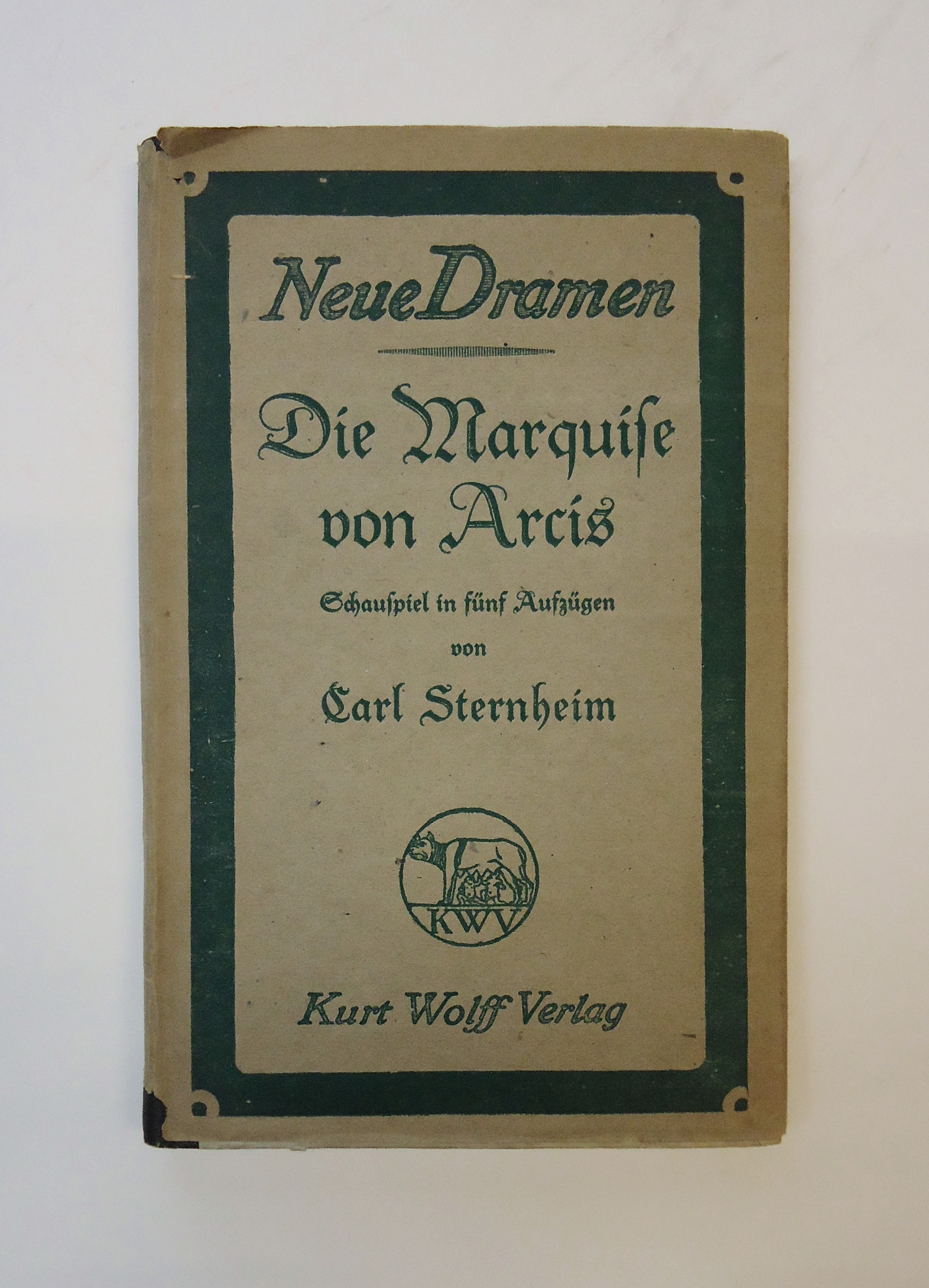 Die Marquise von Arcis. Schauspiel in fünf Aufzügen nach Diderot.